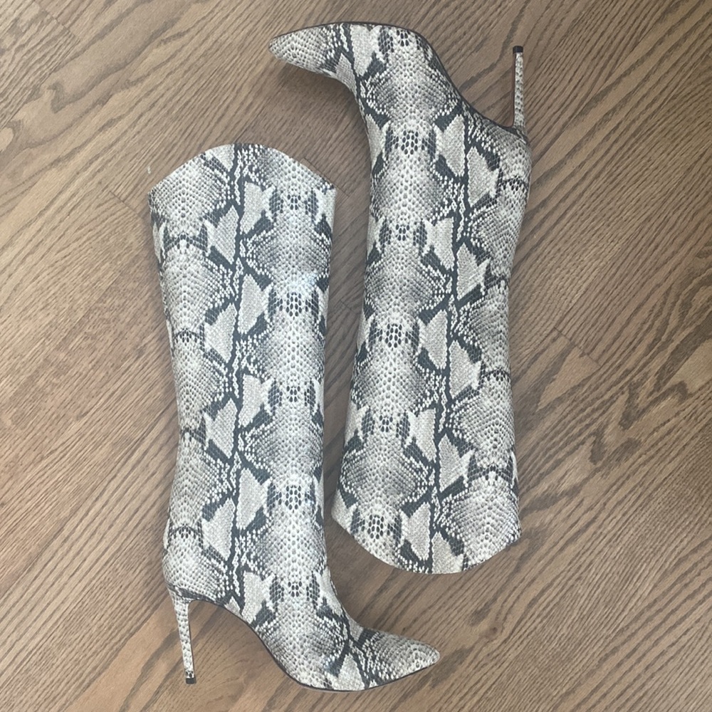 Schutz Maryana Snakeskin boot